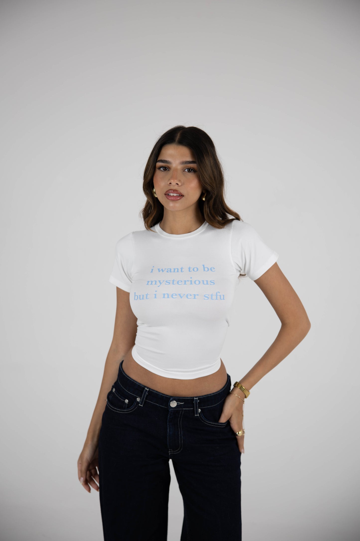white STFU TOP