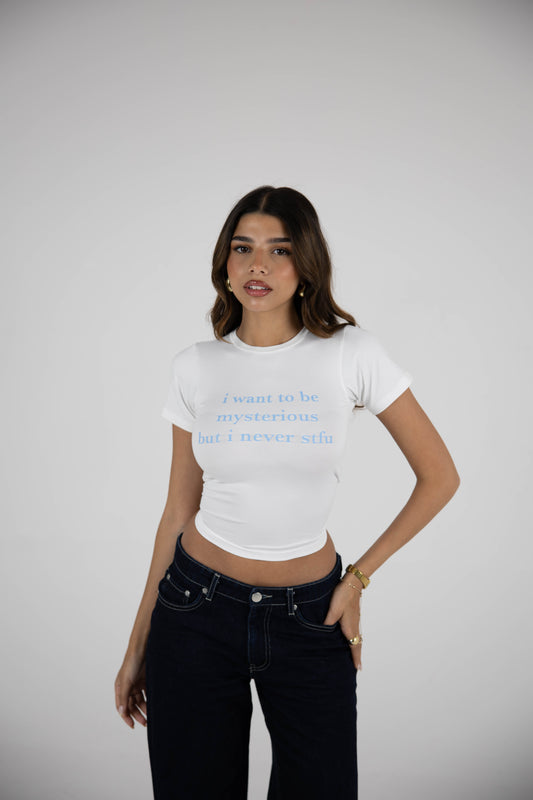 white STFU TOP